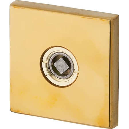 Baldwin Estate Privacy Rosettes Unlacquered Brass R017.031.PV