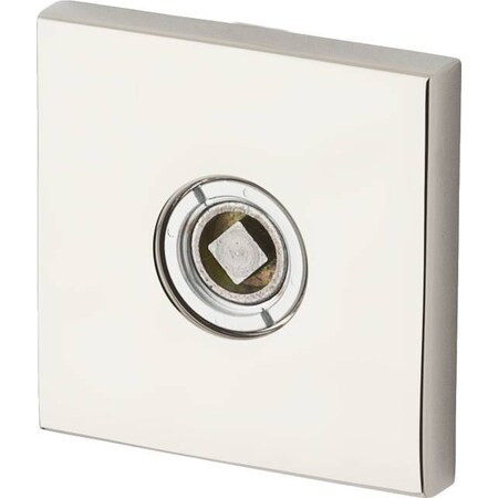 Baldwin Single Privacy Rosettes Lifetime Bright Nickel R017.055.IPV