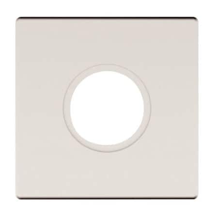 Baldwin Single Passage Rosettes Lifetime Satin Nickel R017.056.IPS