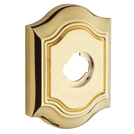 Baldwin Estate Single Privacy Rosettes Unlacquered Brass R027.031.IPV