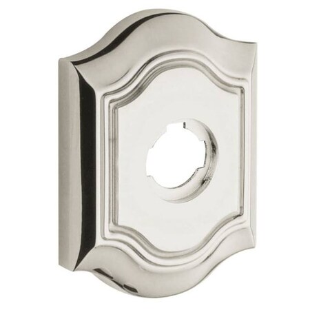 Baldwin Single Passage Rosettes Lifetime Bright Nickel R027.055.IPS