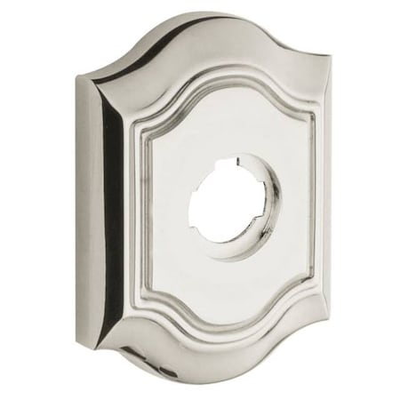 Baldwin Single Privacy Rosettes Lifetime Bright Nickel R027.055.IPV