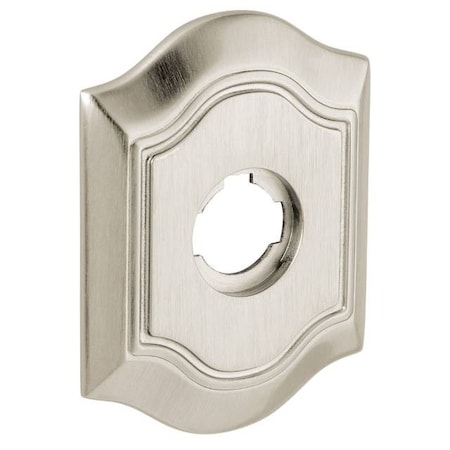 Baldwin Passage Rosettes Lifetime Satin Nickel R027.056.PS