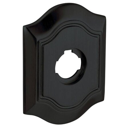 Baldwin Passage Rosettes Satin Black R027.190.PS