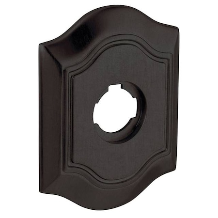 Baldwin Single Passage Rosettes Distressed Oil Rubbed Bronze R027.402.IPS