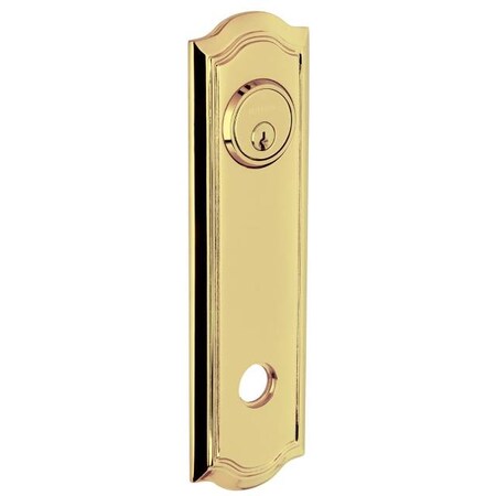 Baldwin Estate Entry Rosettes Lifetime Brass R029.003.ENTR