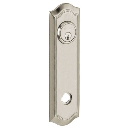 Baldwin Dummy Pair Rosettes Satin Nickel R029.150.FD