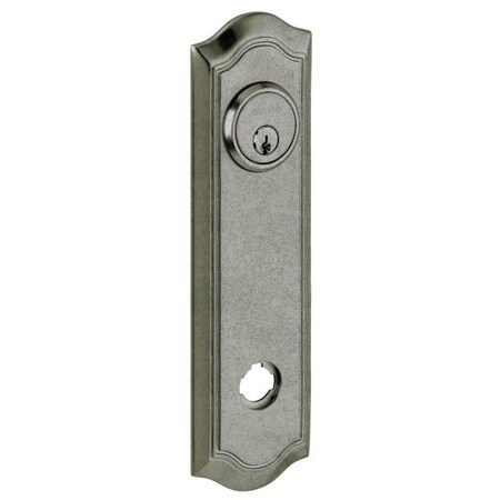 Baldwin Entry Rosettes Distressed Antique Nickel R029.452.ENTR