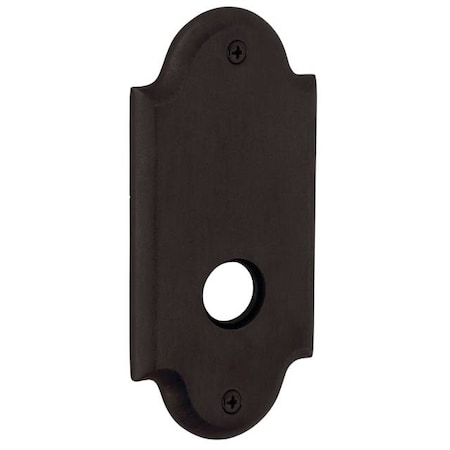 Baldwin Estate Privacy Rosettes Distressed Oil Rubbed Bronze R031.402.PV