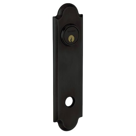 Baldwin Privacy Rosettes Satin Black R032.190.LPV