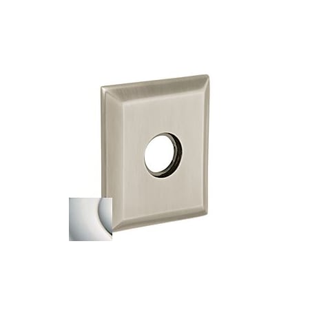 Baldwin Passage Rosettes Lifetime Bright Nickel R033.055.PS