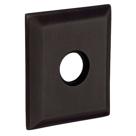 Baldwin Estate Single Privacy Rosettes Distressed Oil Rubbed Bronze R033.402.IPV