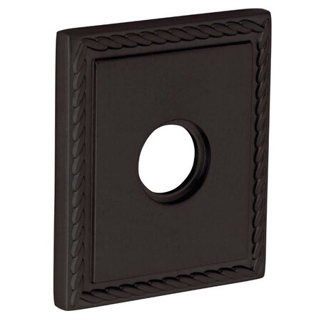 Baldwin Single Passage Rosettes Distressed Oil Rubbed Bronze R036.402.IPS