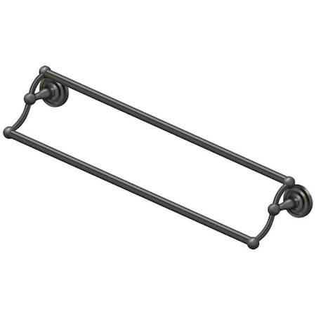 Deltana Double Towel Bar, R-Series Oil Rubbed Bronze 24" R2006-U10B