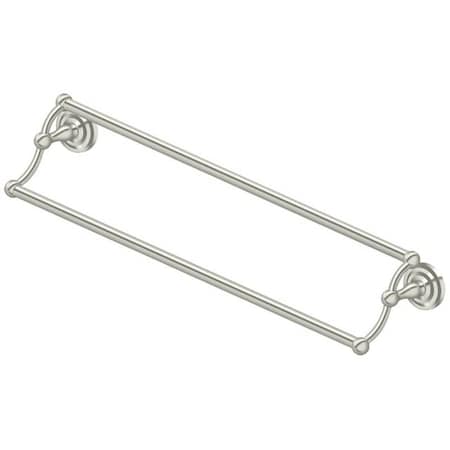 Deltana Double Towel Bar, R-Series Bright Nickel 24" R2006-U14