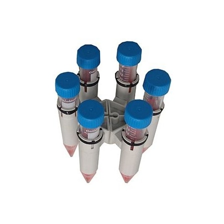 Benchmark Scientific Tube Holder 6 x 15mL, Plastic R4040-HZ15