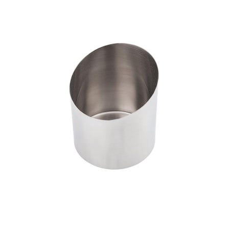 Tablecraft Brushed SS Round Cup, 3.75"X4.25" R44