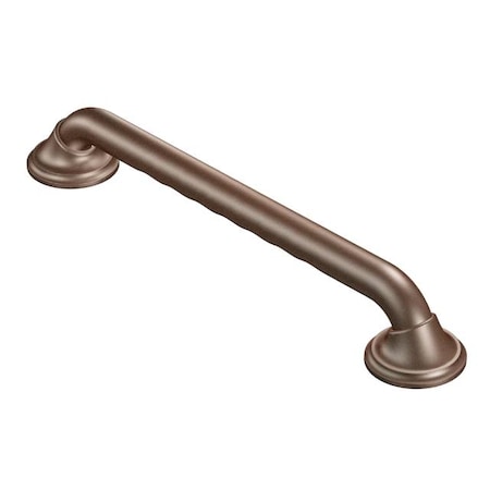 Moen Concealed Ultima 12" Curl Grip Grab Bar Old World, 12" L, Stainless Steel, Old World Bronze R8712D3GOWB