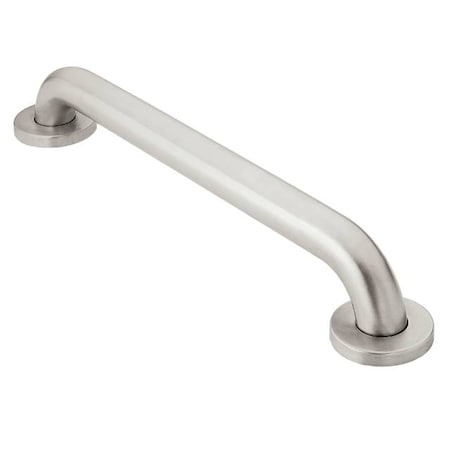 Moen Concealed Screw 24" Grab Bar Satin Stain, 24" L, Stainless Steel, Satin Stainless Steel R8924