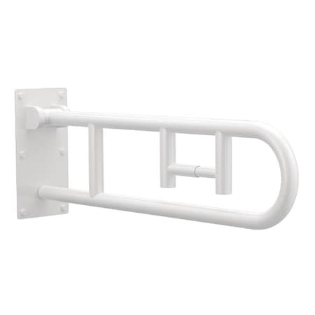 Moen Vertical or Horizontal Bars Flip Up 30" Grab Bar with Paper Holder G, 30" L, Stainless Steel R8962FDW