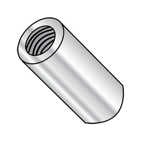 Zoro Select Round Standoffs, #4-40 Thrd Sz, 5/8 in Bd L, Aluminum 3/16 in OD, 1000 PK 101004RFA