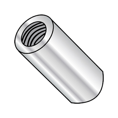 Zoro Select Round Standoffs, #8-32 Thrd Sz, 5/16 in Bd L, Aluminum 1/4 in OD, 1000 PK 140508RFA