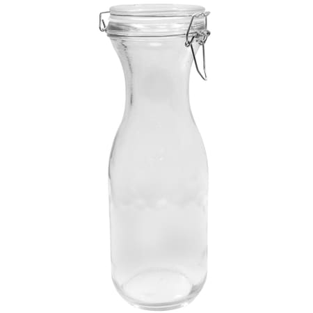 Tablecraft Resealable Glass Carafes, 1 Liter RGC34