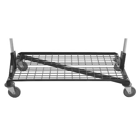 Irsg Black Bottom Grid Shelf for RGR2-350-B Rolling Garment Rack RGR-S3-B
