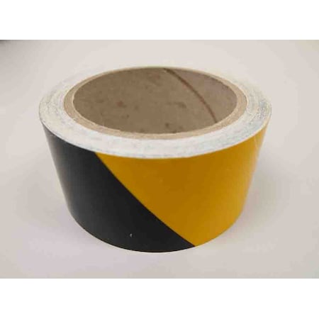 Nmc Black/Yellow Reflective Tape 2x10Ft RHS2BY