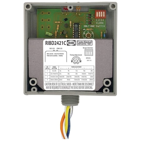 Johnson Controls Time Delay Relay Spdt 10A RIBD2421C