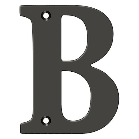Deltana Residential Letter B Oil Rubbed Bronze 4" RL4B-10B