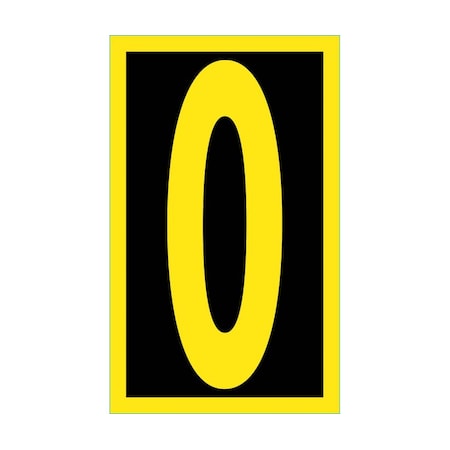 Nmc Reflective Number 0 2.5 RN250