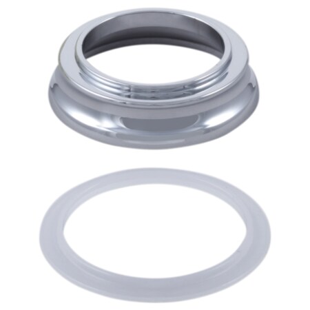 Delta Delta Cassidy Escutcheon w/ Gasket - 1 Hole Bathroom Chrome RP72712