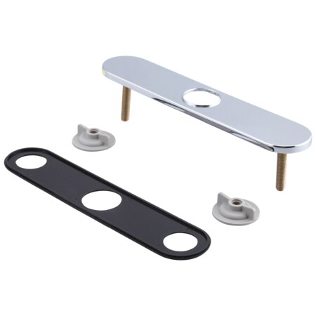 Delta Delta Mandolin Escutcheon, Baseplate & Bolts Chrome RP75614