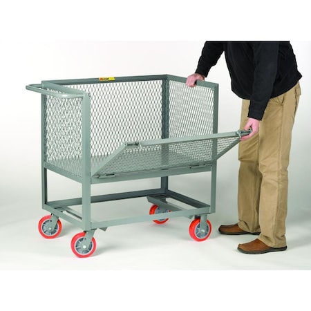 Little Giant Box Truck, 12 ga. Steel (Platform)/14 ga. Steel (Sides), 2000 lb Load Capacity, 54" L, 30" W, 40" H RPDS30486PY