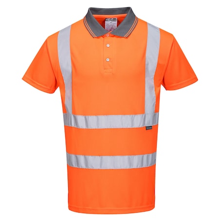 Portwest Hi-Vis S/S Polo Shirt RIS, Med RT22