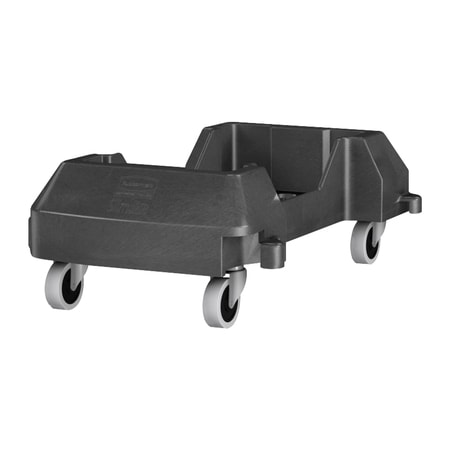 Rubbermaid Commercial Rubbermaid Slim Jim Trainable Trolley, 24" x 15" x 8", Black, 1/Each RUB201
