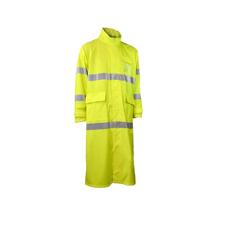 Radians Radians RW07 High Visibility Rainwear Co, Class Class 3 Hi-Vis Green, 5X RW07C-3ZGV-5X
