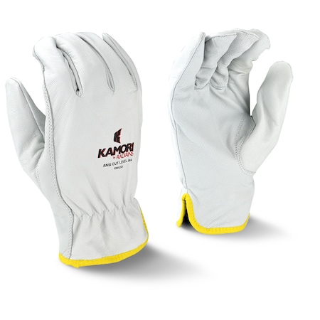 Radians Cut Resistant Gloves, Cut Level A4 , Uncoated , 2XL 12 PR RWG52TXXL