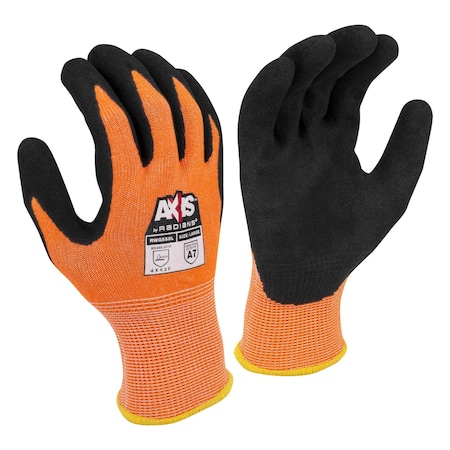 Radians Cut-Resistant Coated Gloves, Cut Level A6 , Nitrile , Sandy , L 1 PR RWG559L
