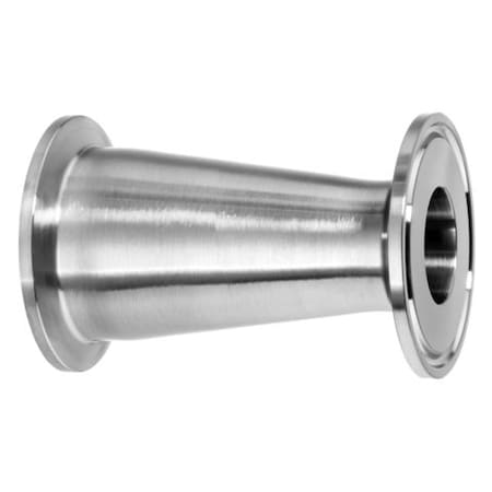 Usa Industrials Sanitary Fitting, Quick-Clamp, 316SS, Reducer, 3/4" x 1/2" ZUSA-STF-QC-380