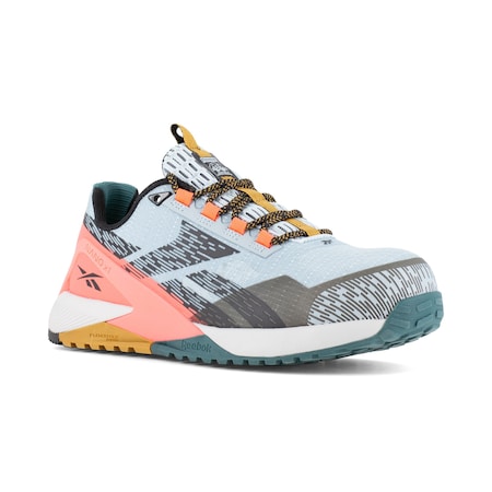 Reebok Womens Slate Blue and Salmon Comp To, PR RB382