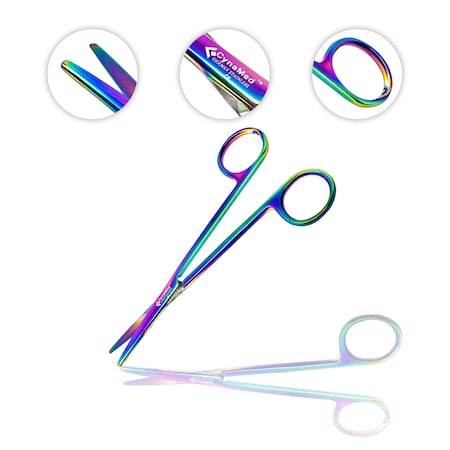 Cynamed Metzenbaum Scissors, 7", STR, Tit. CYZR-0059