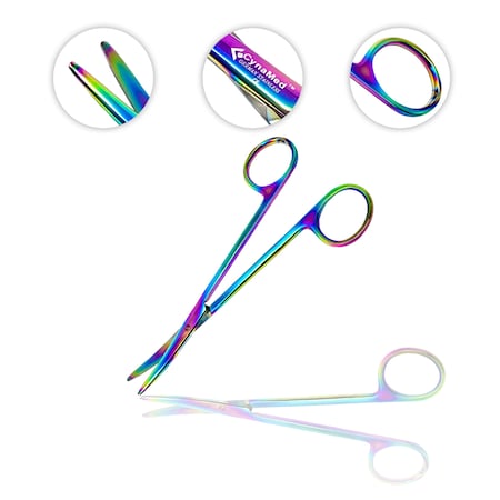 Cynamed Metzenbaum Scissors, 7", CVD, Tit. CYZR-0060