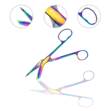 Cynamed Lister Bandage Scissors, 7.25", Multicol CYZR-907