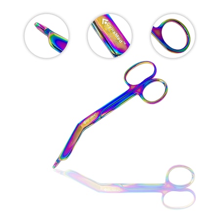 Cynamed Lister Bandage Scissors, 5.5", Multicolo CYZR-906