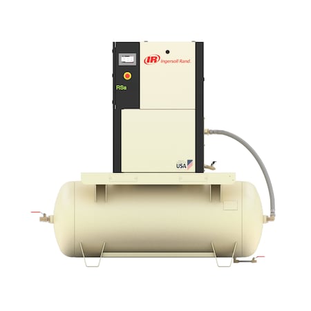 Ingersoll-Rand Rotary Screw Compressor, Three Phase, 30hp RSa22I-A125, 208/3/60, 120 GAL.