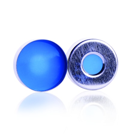 Wheaton Microliter Crimp Seal w/Septa 20 mm, 1/8 in, PK100 20-2100