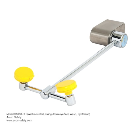 Acorn Controls Wall-Mounted Eyewash Station S0660-RH