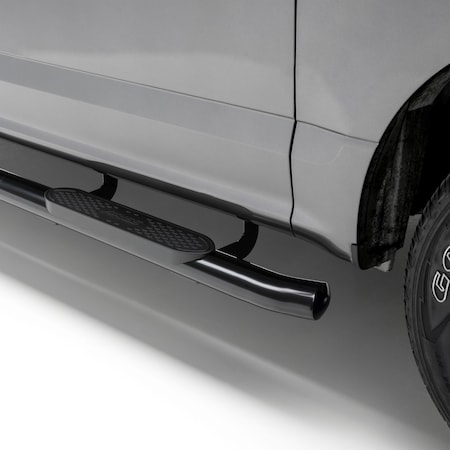 Aries Oval Side Bars, Black, 4", S225045 S225045